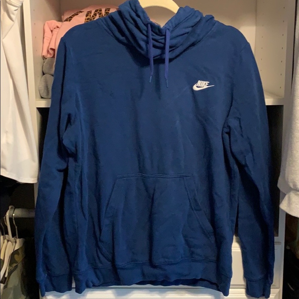 BLUE NIKE HOODIE